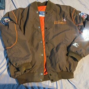 STARTER Brown Jacket with Orange Lining